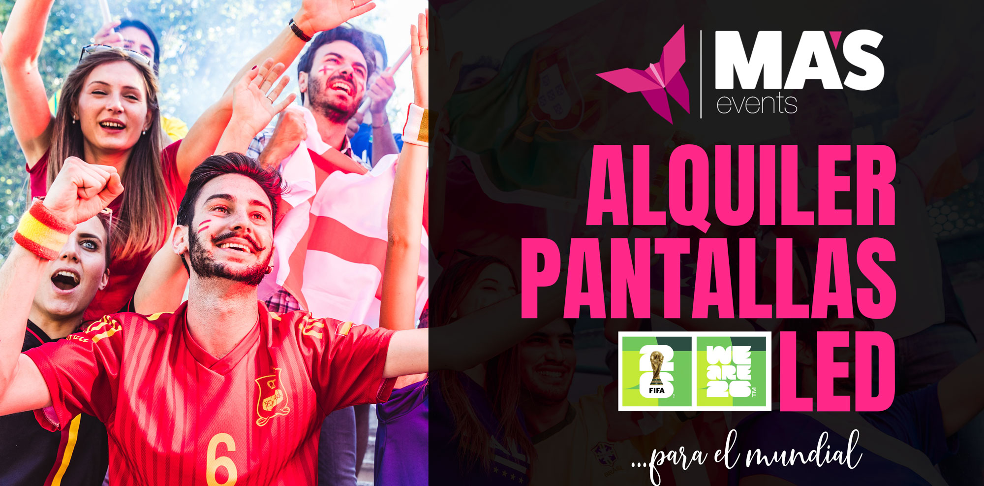 En este momento estás viendo Alquiler de Pantallas LED para el Mundial de Fútbol 2026