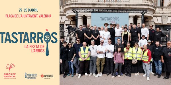 Producción técnica TASTARROS 2026 en la Plaza del Ayuntamiento de Valencia